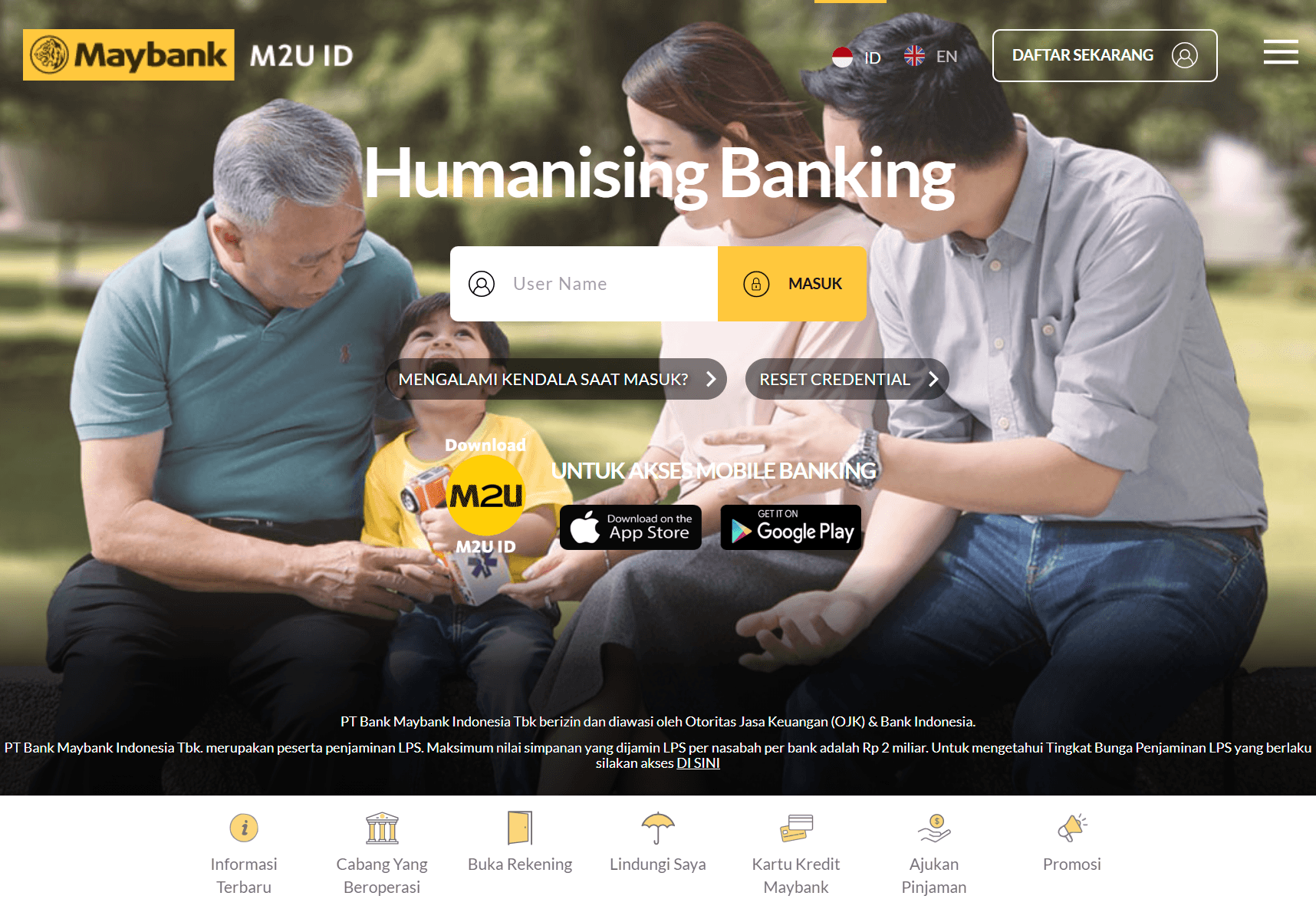 Maybank M2U & BackOffice